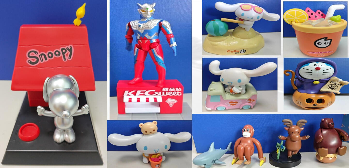 Character figures & display pieces previously manufactured by Fortune Toys
