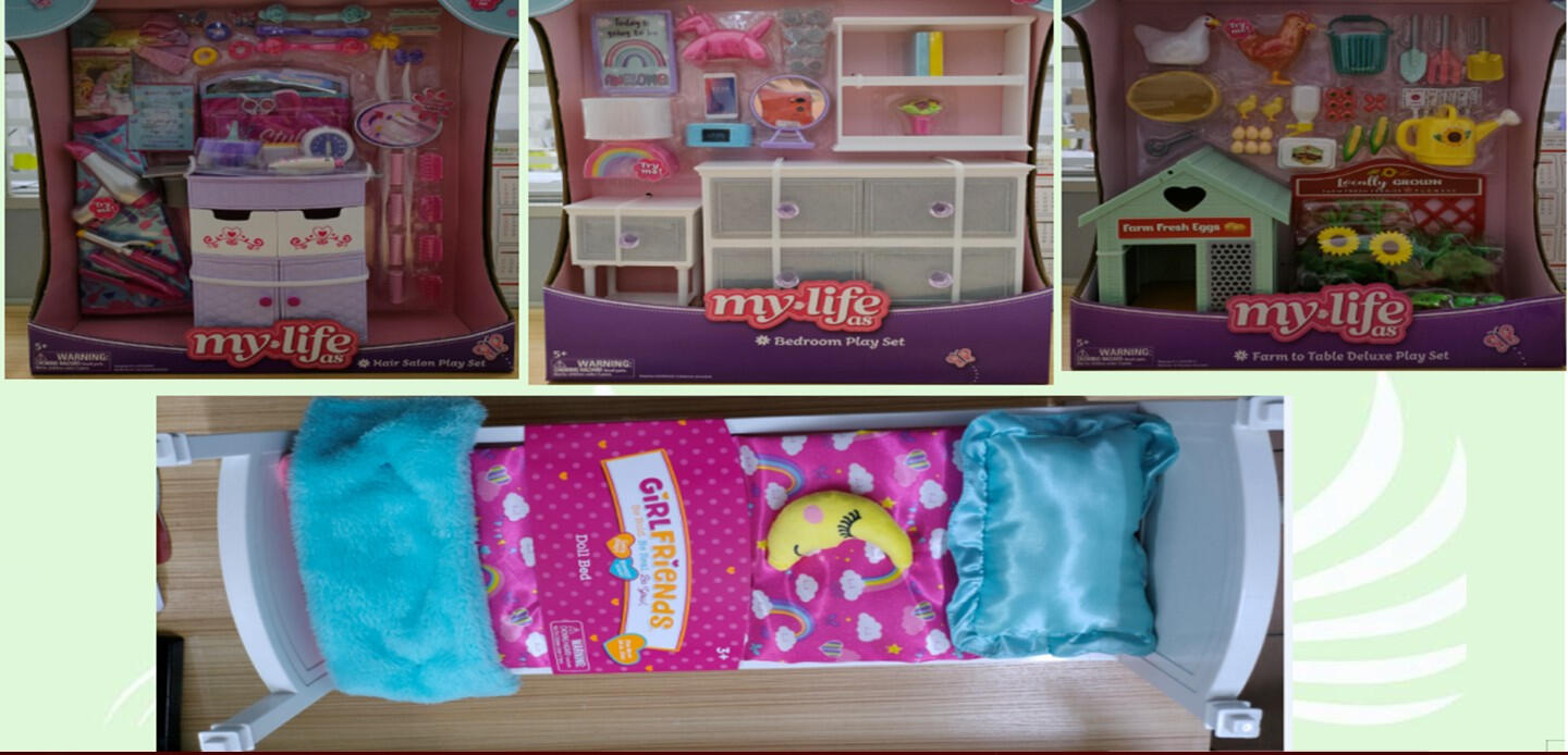Doll furniture & shop playsets previously manufactured by Fortune Toys
